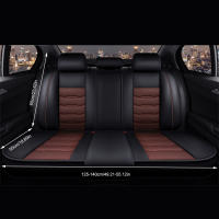 Cubierta de asiento de coche universal en cuero PU para la temporada completa Fácil instalación Protección para asiento de coche SUV - details 8