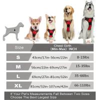 Collares Arnés para Perros Chalecos Grandes Correa Tienda de Mascotas Accesorios de Cuero para Cachorros Conjunto Mediano y Pequeño - details 0