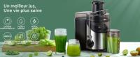 Exprimidor para frutas y verduras, 3 Ajustes, con cepillo de limpieza para una fácil limpieza - details 0