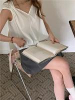 Blusa de verano para mujer, camisa de primavera, blusa para mujer, Blusas largas de gasa, informales, elegantes, Vintage, de manga larga, holgada de gran tamaño, blanca - details 17