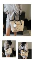 Bolso tejido informal para vacaciones en la playa de verano para mujer, bolso versátil para las axilas para ir de compras y viajar, 2025 - details 8