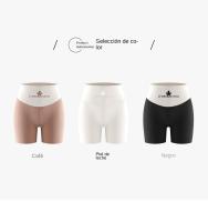 Pantis de Cintura Alta para Mujer Pantis de Ciclismo de Seda de Hielo Transpirables con Levantamiento de Cadera Pantis de Moda Floral sin Costuras con Nylon Exterior y Algodón Interior - details 9