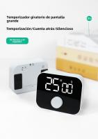 Silencioso LED Giratorio Temporizador Temporizador Recordatorio Estudiantes Hacer Cocina Cronómetro Cronometraje Gestor De Tiempo - details 0