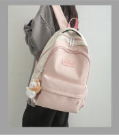 Mochila escolar Harajuku Original para estudiantes, Color contrastante, dulce y versátil de gran capacidad para hombres - details 8