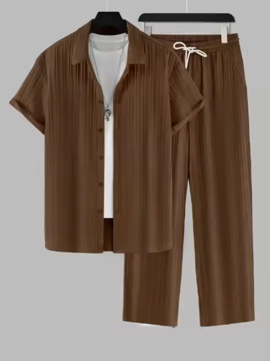 Shi de manga larga para hombre, n up, moda masculina 2025 - 1