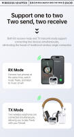 Receptor y transmisor de Audio Bluetooth 5,4, 3,5 MM, AUX, compatible con tarjeta TF, micrófono, adaptador inalámbrico para coche, avión, TV y PC - details 6