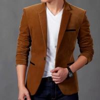 Traje de Blazer de Lujo para Hombres Otoño 2025 Ajuste Delgado Moda de Alta Calidad - details 1