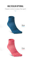 Calcetines deportivos de corredor AONIJIE E4109S actualización de par bajo corto perfectos para zapatos de carrera maratón de pie descalzo - details 10