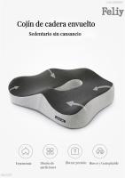 Cojín de espuma viscoelástica para asiento de oficina, almohada ortopédica para aliviar el dolor de glúteos, soporte para la cintura - details 0