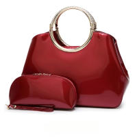 Bolso de mujer 2025 nueva moda portátil bolso de charol bolso de cena bolso de boda nupcial bolso de mensajero de hombro - details 7