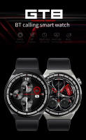GT8 reloj inteligente con 4 modos deportivos, dispositivo con NFC, medición del ritmo cardíaco, pantalla completa de alta definición, Control táctil - details 0