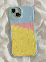 Funda de Tarjeta de Piel de Cocodrilo Contraste Protección de Drop para iPhone 14, 13, 12 Pro Max - details 8