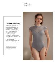 Elegante Leotardo de Ballet de Alta Gama Ropa de Arte para Adultos Prenda de Yoga Aire - details 2