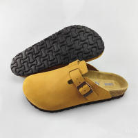 Zapatillas de Cuero Suave Antideslizante Zapatos de Playa para Hombres y Mujeres en Verano - details 11
