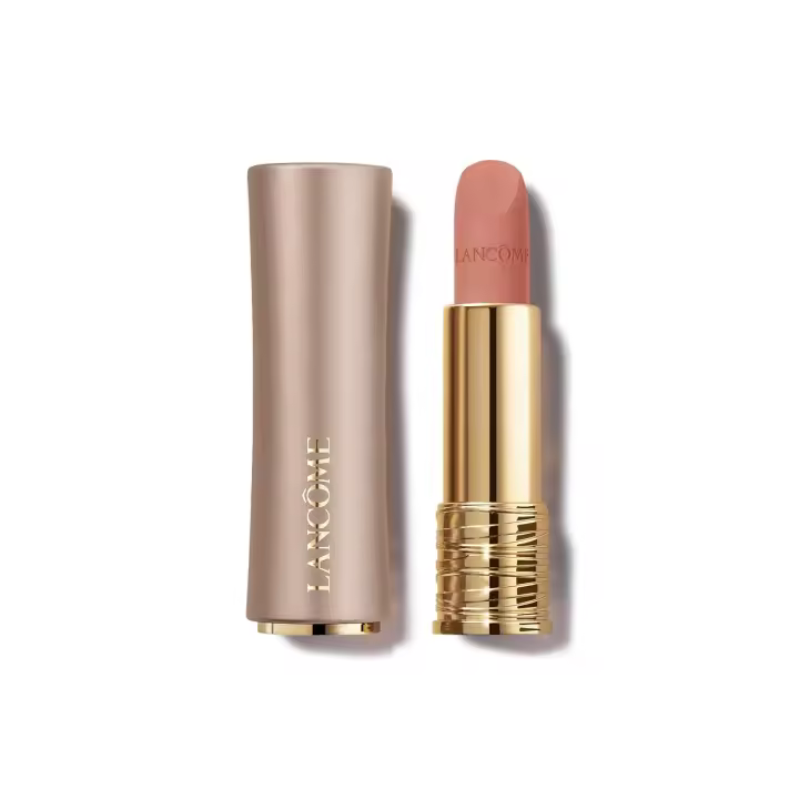 Lancôme L'Absolu Rouge Intimatte Barra de labios hidratante mate - Fórmula ligera y edificable con un acabado mate suave - Comodidad de hasta 12 horas - 1