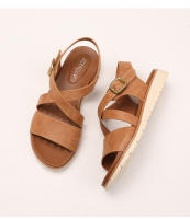 Sandalias planas de una tira para mujer con suela blanda y plantilla acolchada - details 1
