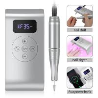 Máquina pulidora de uñas portátil 2 en 1, lámpara LED UV, secador de uñas, dispositivo de manicura de pulido - details 0