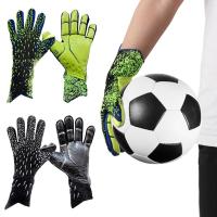 Guantes deportivos gruesos para adultos y adolescentes, Manoplas de portero de fútbol con agarre fuerte - details 0
