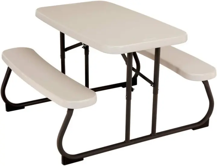 Mesa Plegable con sillas Dentro Infantil Mesa Infantil con sillas Plegado Compacto Mesa Plegable portátil para niños de 3 a 8 años Resistente, Peso máximo 68kg - 1