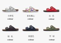 BIRKEN Zapatillas de corcho de verano con punta abierta, zapatos planos para hombre y mujer para ocio al aire libre, mismo estilo, hebilla de playa - details 9