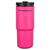 Taza de agua con pajita para coche de acero inoxidable 316, botella de agua aislada de doble bebida de 750ML, botella termo de gran capacidad a prueba de fugas - details 15
