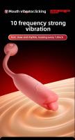 Estimulador de Clítoris Licking de Lengua Juguete Sexual Vibrante de Silicona para Mujeres - details 5