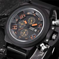 Relojes de diseño único para estudiantes de lujo de primera calidad, relojes de pulsera de cuarzo con calendario informal de moda para hombres y niños, reloj de pulsera negro Montre Homme 2024 - details 12