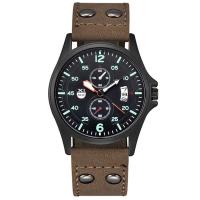 Reloj de Pulsera de Cuarzo Automático de Marca XINEW Correa de Cuero de Moda Casual para Hombres - details 22