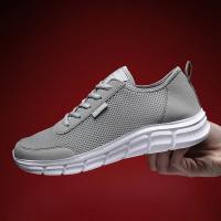 Zapatillas de Malla Transpirable Nuevas para Hombre Zapatos Ligeros Informales para Caminar - details 7