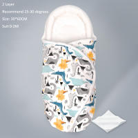 Saco de dormir para bebé de 0 a 6 meses, sobres para recién nacidos, envolturas para bebé, 2,5 TOG, diseño de capullo de algodón suave, Protector de cabeza y cuello - details 23
