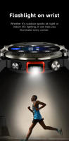 LIGE 2025 nuevo reloj inteligente Bluetooth llamada hombres pantalla completa táctil Monitor de salud reloj con linterna Smartwatch para IOS Android - details 5