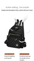Mochila de nailon de alta calidad para mujer, morral escolar grande de viaje, bolso de hombro para chicas adolescentes - details 3