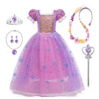 Vestido de fiesta de cumpleaños de princesa púrpura para niñas pequeñas, disfraz de Halloween, Pascua, carvinal, vestido de fiesta de vacaciones para niñas - details 8