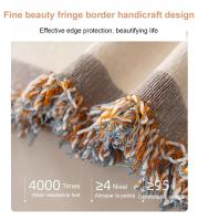 Cubierta de sofá de todo el año con towel de Chenille cubierta completa para sala de estar anti-rasguños de gato - details 7