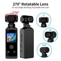 Minicámara giratoria 1080P 4K WiFi HD para deportes al aire libre, videocámara DV con funda impermeable, grabación de vídeo - details 17