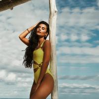 Conjunto de Bikini de Una Pieza para Mujer Traje de Baño Sexy con Espalda Descubierta, Bikini de Cintura Baja, Bañador con Tirantes Huecos - details 1