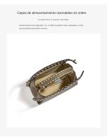 Bolso De Piel Auténtica Para Mujer, Bolso De Hombro, 20cm, Lujo - details 4