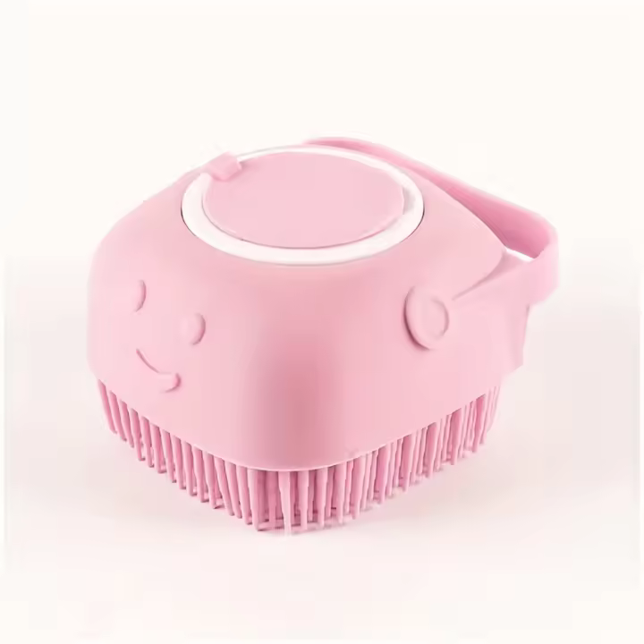 Champú y cepillo para mascotas, goma para mascarillas, silicona con Champú y almacenamiento para la herramienta de cuidado - 1