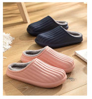 Nuevas zapatillas de algodón impermeables EVA para el hogar, interior y exterior, felpa cálida para hombres y mujeres, zapatos sencillos de algodón ligero de otoño e invierno - details 6