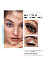 Pluma de Eyeliner de Doble Cabeza Han Daiyan Extremo Delgado, Duradero, Impermeable, Iluminador - details 1