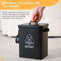 Tarro de Almacenamiento de Comida para Mascotas de Acero Inoxidable Gran Capacidad, Impermeable, Deshidratante Incluido, No se Deforma Fácilmente - details 5