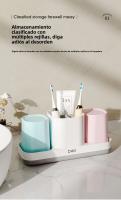Portaje de Dientes Eléctrico Multifuncional Taza de Baño para Dientes Pareja - details 3