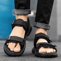 Nuevas Sandalias Antideslizantes para Hombres Resistentes al Desgaste, Transpirables, Sencillas con Suela Blanca Ideales para el Verano y la Playa - details 3