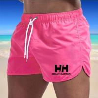 Pantalones cortos de playa para hombre, ropa deportiva de verano con bolsillos, material transpirable y de secado rápido, pantalones cortos de baño para surf. - details 4