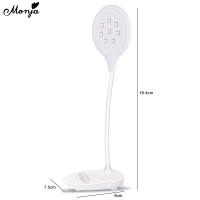 Secador UV LED Portátil Mini Lámpara de Escritorio Flexible para Manicura - details 7