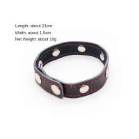 Anillo ajustable, arnés de bola de cuero, retardante de eyaculación, anillos de bloqueo de Semen, accesorios eróticos, Juguetes sexuales para hombres, productos para adultos - details 1