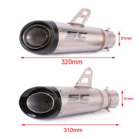 Escapamiento de Motocicleta Universal RESPRACE Silenciador Redondo para Honda Longitud de 51mm - details 13