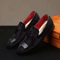 Mochaxin-zapatos de conducción de cuero italiano para hombre, calzado informal, clásico, hecho a mano, de alta calidad, antideslizantes, color negro, novedad de 2022 - details 3