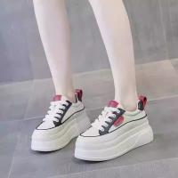 Nuevo suela gruesa de bizcocho de boad con altura creciente, zapatos informales transpirables, modernos y versátiles, con añadido - details 2