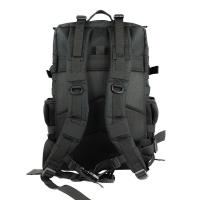 Bolsa de montañismo 25L 45L Mochila táctica negra para acampar Senderismo Deportes militares al aire libre con correa estable y capacidad de 20-50 litros de nailon - details 3